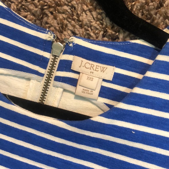 Beautiful J. Crew Blue & White Stripe Dress - Picture 6 of 10